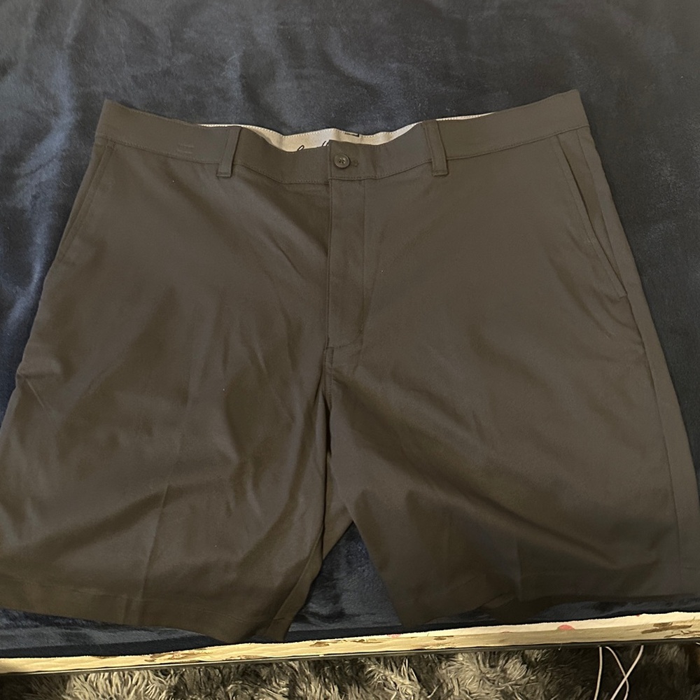 Men's Classic Black Flat Front Shorts 3 for $20